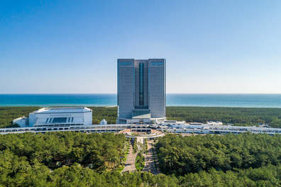 【OZ/품격】 봄날의 햇살을 담은, 미야자키 3/4일 ▶ 전일정 특급호텔(오션뷰+2色온천♨)/파인테라스뷔페①회+다카치호협곡